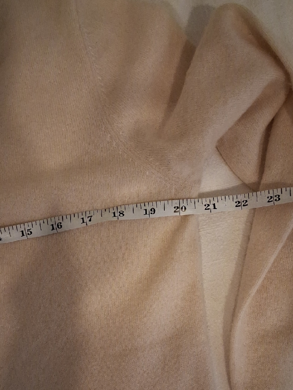 Quince Cream V-Neck Womens Relaxed Cashmere Sweater Small - Picture 4 of 6
